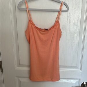 NWOT The Limited Peach spaghetti strap cami tank top XS